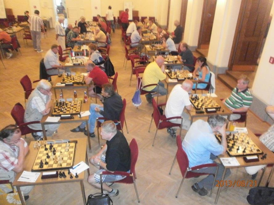 Mezinárodní rychnovský šachový festival a Mistrovství ČR seniorů nad 60 let Rychnov nad Kněžnou 17. - 25. srpna 2013 5.