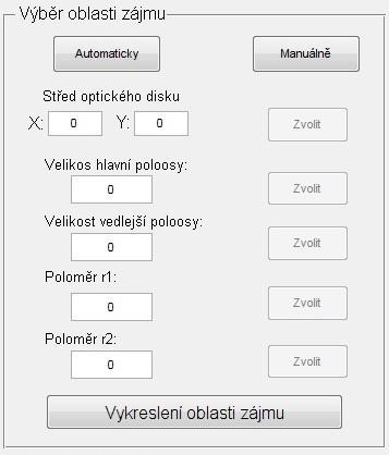 Posledním panelem který se v programu nachází je panel Převod a detekce.