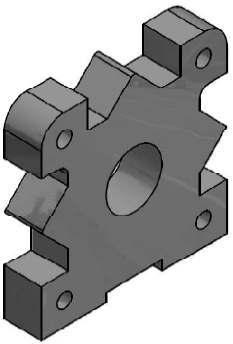 Obr. 3.35 3D Model vzorku. Tabulka 3.