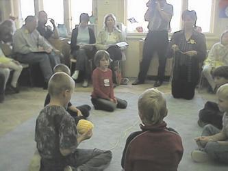 Ještě před skončením programu v Dětenicích musela odjet Mgr.