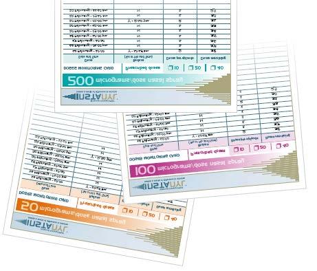 50 mikrogramů/ v 1 dávce 100 mikrogramů / v 1 dávce 200 mikrogramů / v 1 dávce Dříve než si začnete vést záznam o užívání přípravku Instanyl, vyberte si prosím záznamovou kartu, která odpovídá Vám