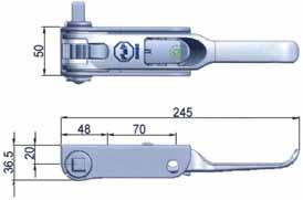 NAPÍNACÍ MECHANISMY - RÁČNA PWP TENDER 05.02.10.1 - kompaktní výrobek pro montáž na všechny druhy nástaveb. - jednoruční ovládání.