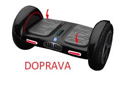 Hoverboard má inerciální dynamický stabilizační systém, který vás udrží ve