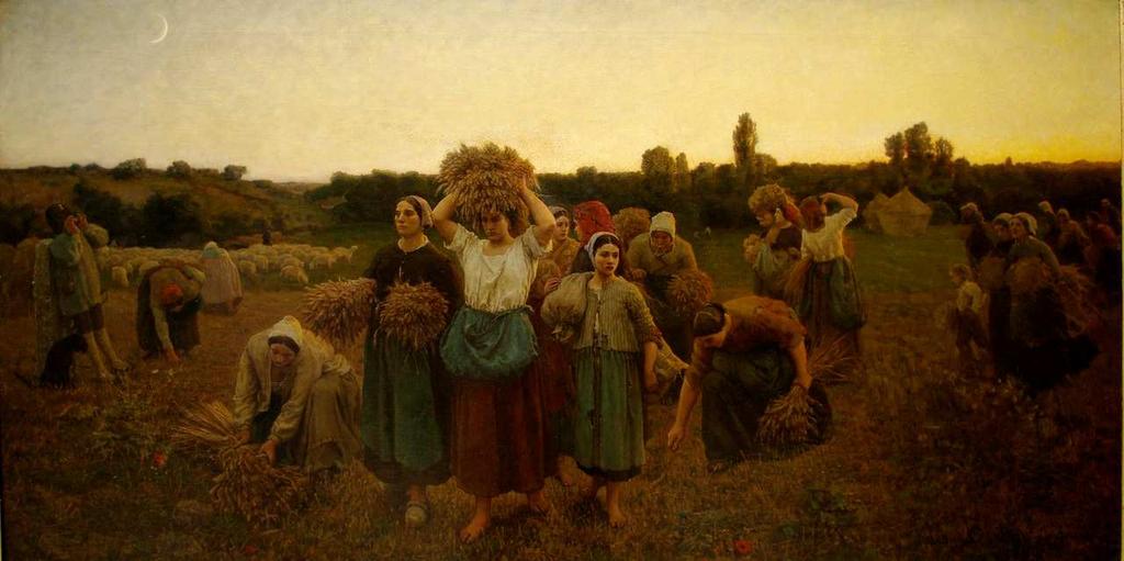 Jules Breton (1827-1906), Odvolání sběraček obilí,