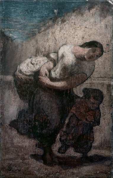 Honoré Daumier (1808-1879), Pradlena,