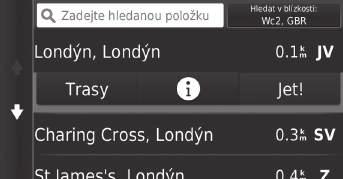 uuzadávání cíleukategorie Navigace Vyhledání města H (Mapa) u u Kategorie u Města Vybere cílové město. 1. Vyberte město.