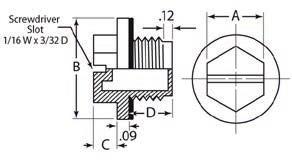 0 500 Těsnicí zátky se závitem UNF SR5760 Polyetylen H Běžně používáno k utěsnění yraulickýc šroubení a komponentů Integrované těsnění crání pře únikem oleje a proniknutím nečistot Ryclá a snaná