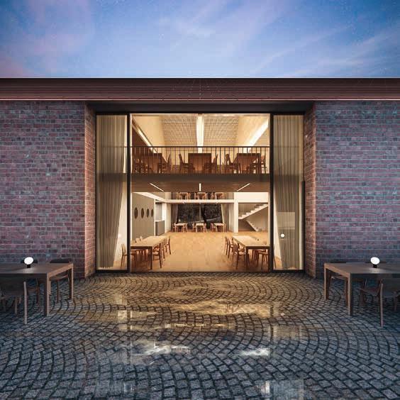 Strana 7 l výstavba l architektoniická soutěž Slivenecký mramor 2 l 2019 pováno jako knihovna pro dospělé se západním světlem, bezbariérově přístupné patro je prostorově členěno na část dětskou na