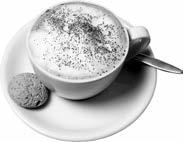 Cappuccino Klasická spe - cialita na bázi espressa, která za svůj název vděčí dvoubarevné, bílo-hnědé kapuci mnichů kapucínů.
