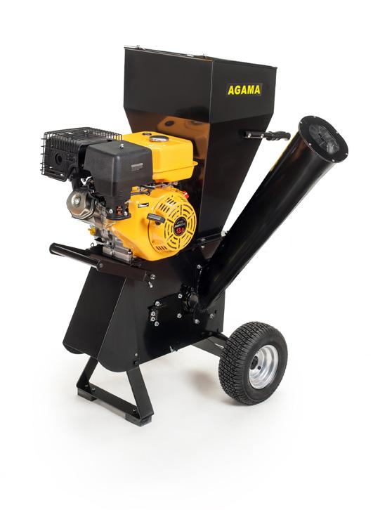 AGAMA FYS-13L je poháněný čtyřtaktním vzduchem chlazeným benzínovým motorem o výkonu 13 HP.
