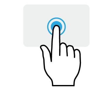 Používání přesného touchpadu - 17 POUŽÍVÁNÍ PŘESNÉHO TOUCHPADU Touchpad ovládá šipku (neboli kurzor) na obrazovce. Když prstem přejedete po touchpadu, kurzor bude váš pohyb sledovat.