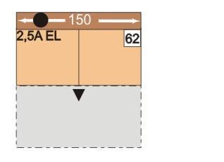 spojení se špičatým rohem nebo kanapí 17810,- 18135,- 18460,- 19435,- 20475,- 21450,- 22750,- 24050,- Plocha lůžka: 142 x 124 cm 63 2AL 120 OR