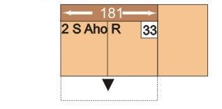 39 1AhoR 123 OR 1-sedák s přístavným taburetem vlevo nebo