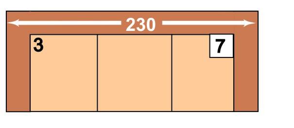 Sofa / kanape 7 3 230 3sedák
