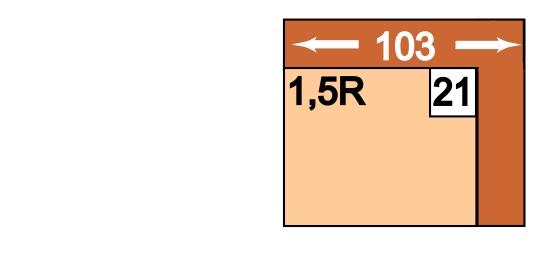 20 1,5L 21 1,5R 103 85 93 1,5-sedák, područka