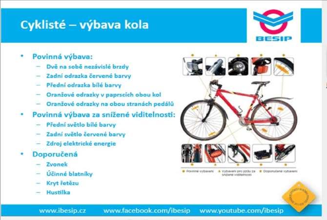 Obr. Výbava kola povinná a