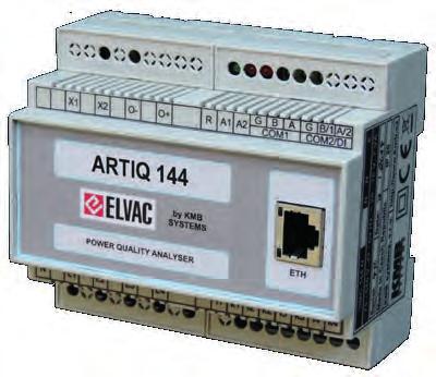 Kompaktní RTU ARTIQ 144 analyzátor kvality třídy A Popis jednotky ARTIQ 144 je navržen pro dálkový monitoring kvality elektrické energie v třídě A.