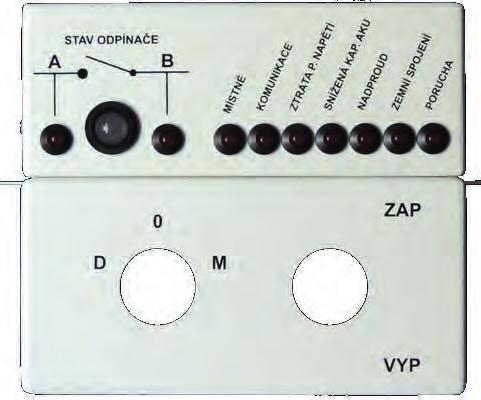 Signalizační a HMI panely Panel SIG-D-EXTxx Obecný popis Tento panel je montážně přizpůsoben a tudíž určen zejména k použití s modulárními jednotkami RTU7M.