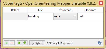 Import OSM - Mapper V Mapperu lze objekty
