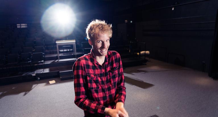 ohlédnutí za zkoušením inscenace transky, body, vteřiny První