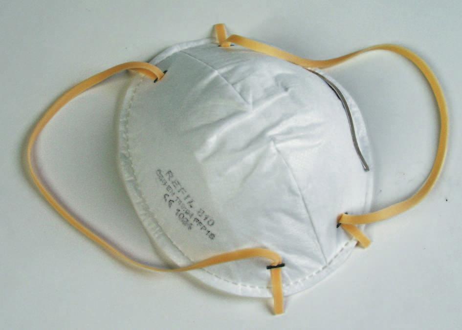 výdechového ventilu do 4násobku NPK 810 FFP1S pre moulded respirator without exhalation valve