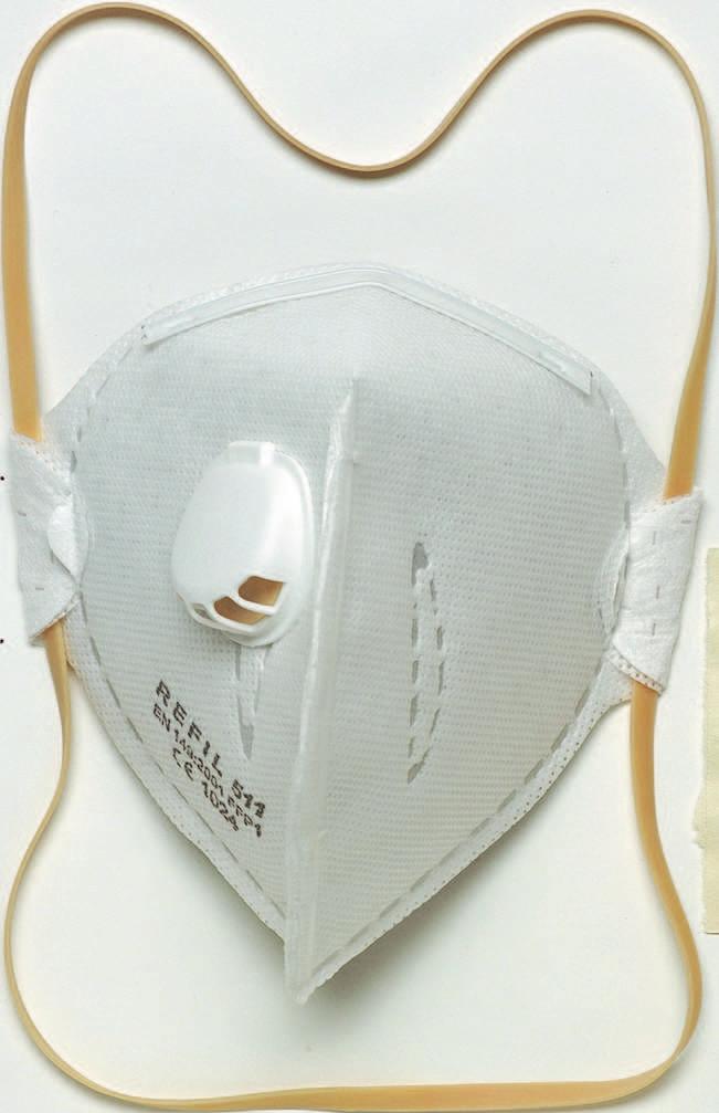 bez výdechového ventilu do 4násobku NPK 510 FFP1 folding respirator without exhalation