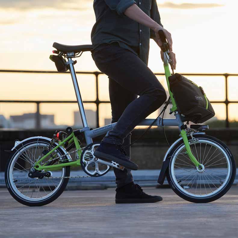 MADE for YOU Sestavte si vlastní Brompton Prohlédněte si všechny varianty a sestavte si svou vlastní na www.brompton.