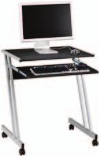 099,- 700,- LEPŠÍ PC STOLEK SASCHA Praktický stolek s kovovou konstrukcí a výsuvnou deskou na klávesnici.