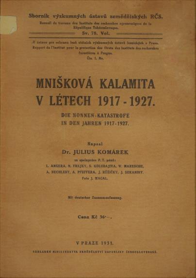 Historie lesnického výzkumu v naší zemi v nejširším slova smyslu sahá až do 16. století, kdy byly činěny první pokusy sledující zvelebení lesů.
