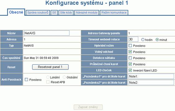 Konfigurace systému 2.