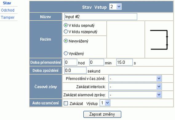 Konfigurace dveří 2.4.