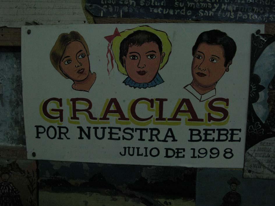 Obr. 14 Ex-voto, Real de Catorce, Mexiko.