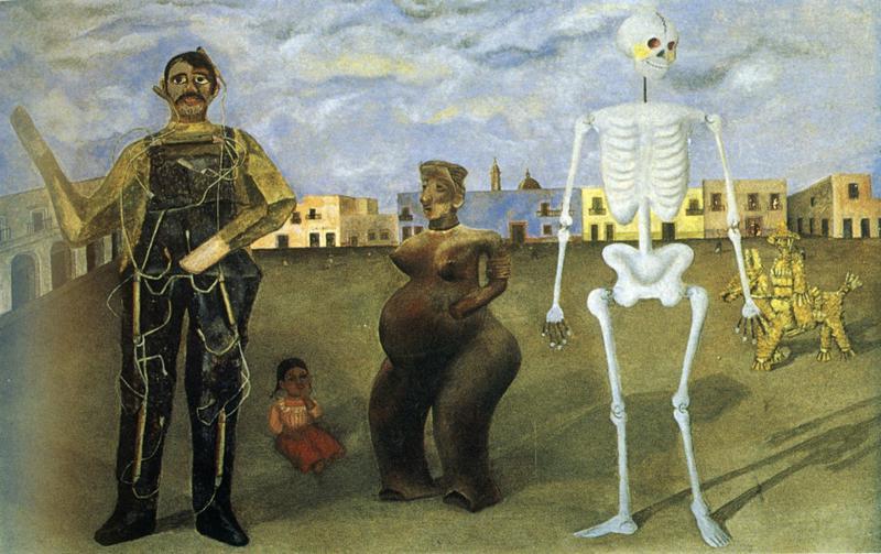 Obr. 18 Frida Kahlo, Čtyři obyvatelé Mexika,