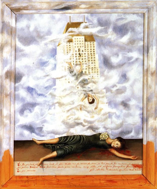Obr. 20 Frida Kahlo, Sebevražda Dorothy