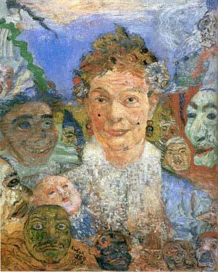 Obr. 29 James Ensor, Stará žena