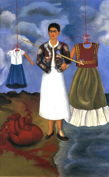 Obr. 57 Frida Kahlo, Srdce, 1937,