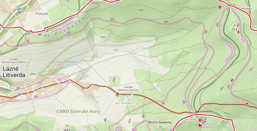 4.2 SpS2 - Hubertka (Lázně Libverda) Sčítací profil SpS2 Hubertka garantuje obec Lázně Libverda.