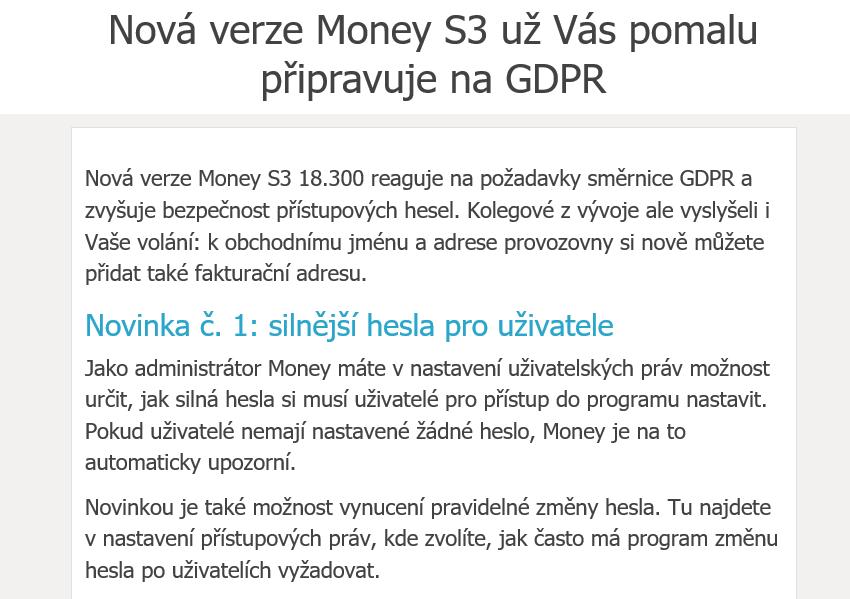 Řízení přístupů Vynutitelnost silných hesel Šifrování dat Pseudonymizace Vícefaktorová autentizace Technická opatření Omezení cest, kterými je možno data přenášet Implementace DLP řešení, které