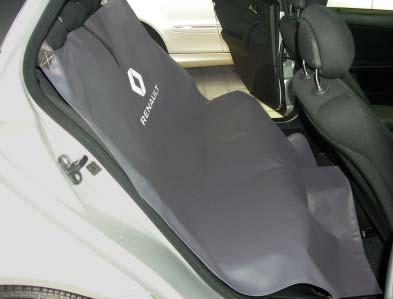 D-S 16 RE Potah zadní sedačkové lavice spolehlivě chrání zadní sedadla proti znečištění. Vyrobeno z odolné šedé koženky.