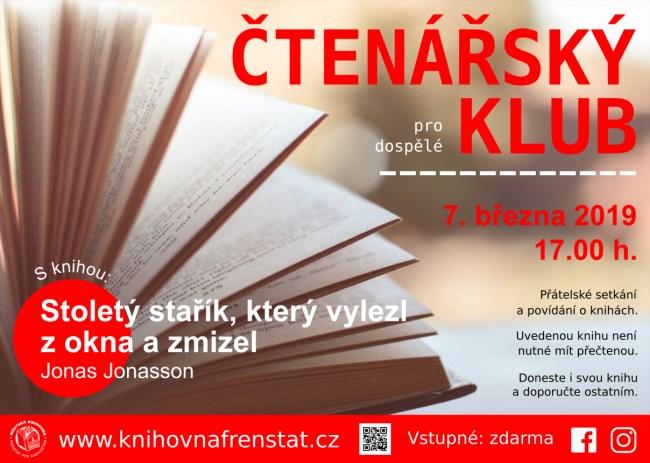 S T R Á N K A 18 www.knihovnafrenstat.cz Městská knihovna 7.3.2019, 17:00 hod., 17:00 hod., Frenštát p. R. studovna Dr.