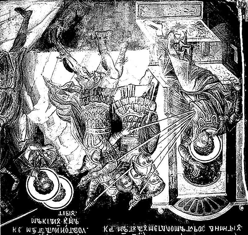26. øíjna Svatého a slavného velkomuèedníka Dimitrije Soluòského, myrotoèivého ( 306) Památka velikého a strašného zemìtøesení v Konstantinopoli r. 740 Rozhodne-li pøedstavený, koná se bdìní.