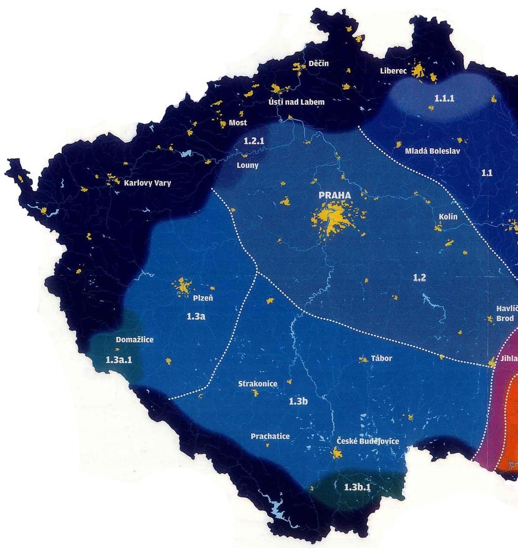 Vzorek ORAL: JZČ heterogennost jihozápadočeská oblast Plzeň vs. České Budějovice vs.