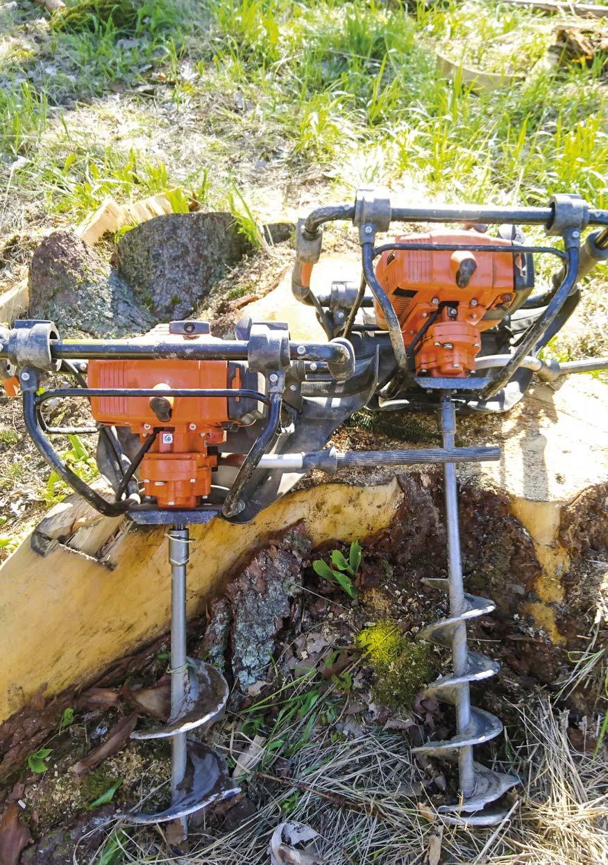 Nasazení motorových jamkovačů Pro všechny obory