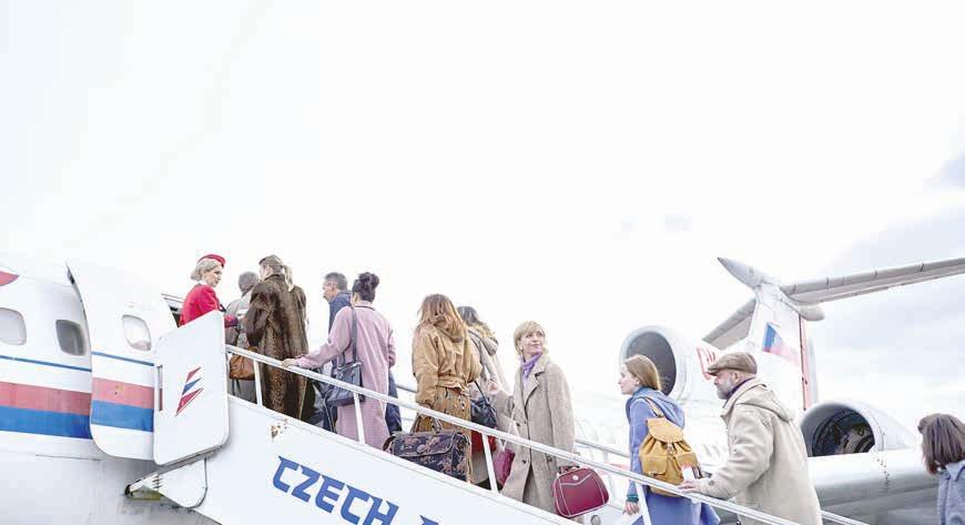 Exteriér a interiér Naganského expresu posloužil filmovému štábu režiséra Jiřího Vejdělka k natočení několika scén s hlavními hrdiny filmu.