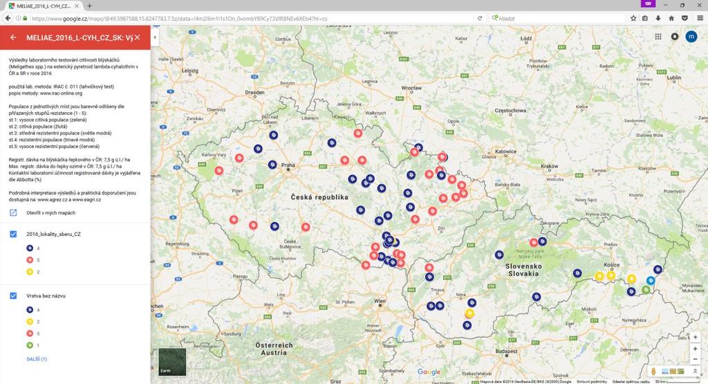 Ukázky práce s elektronickou mapou: Obr.