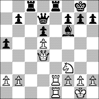 Kombinací na slabost poslední řady se vyskytlo velmi mnoho. Těžko bude někdy ale překonán závěr partie Adams Torre (postavení C): 1. Dg4 Db5 2. Dc4 Dd7 3. Dc7 Db5 4. a4 Dxa4 5. Ve4 Db5 6.