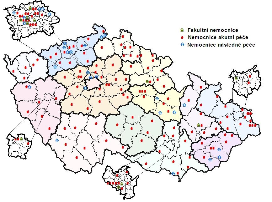 Nemocnice v České republice k 31. 12.