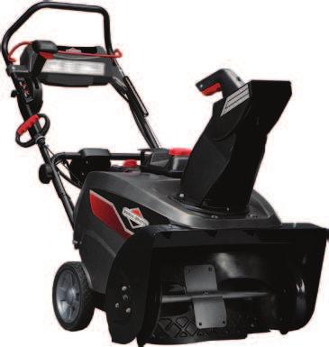 podmínkách BS822E Tichý chod díky hliníkem potaženému tlumiči výfuku Spolehlivost díky kompletní kalibraci karburátoru Briggs & Stratton Professional Series TM Flexibilní hadička