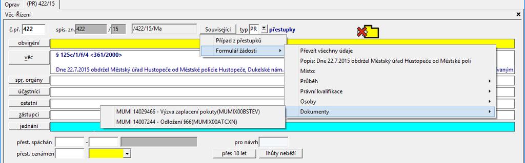 Zpřístupnění dokumentů vytvořených AIS třetí strany