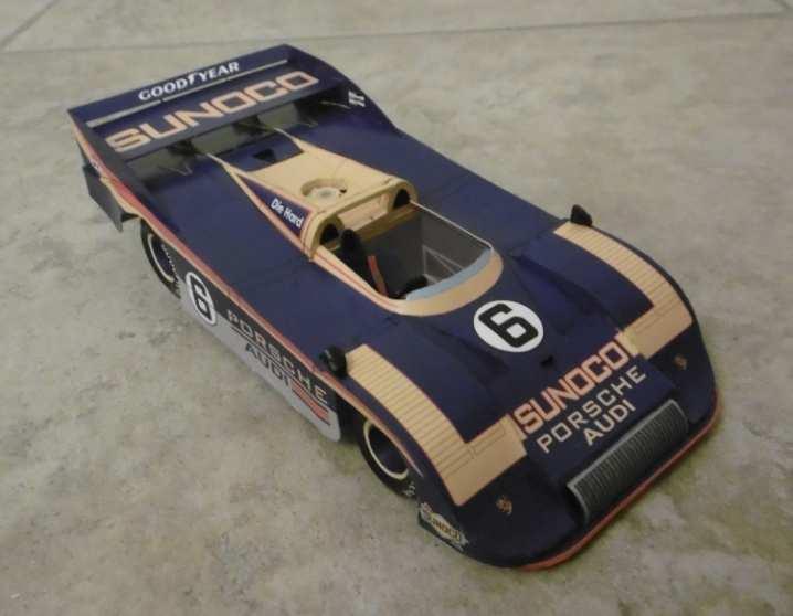 Model obsahuje 12 stran A4 dílů a 4 strany schématu a Z vystřihovánky lze sestavit následující modely: 1) Mark Donohue - Watkins Glen, USA, 1973, 1.